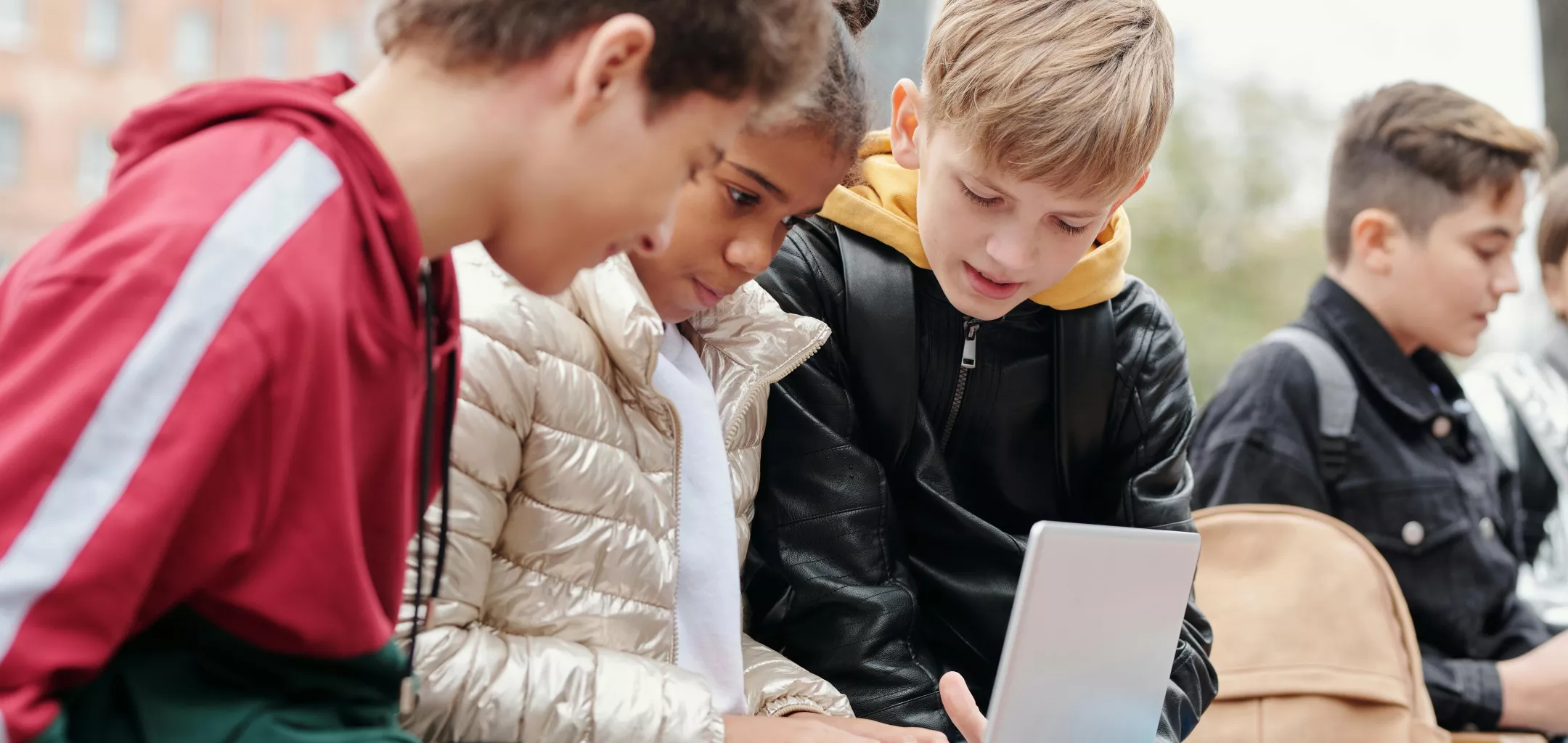 students studying